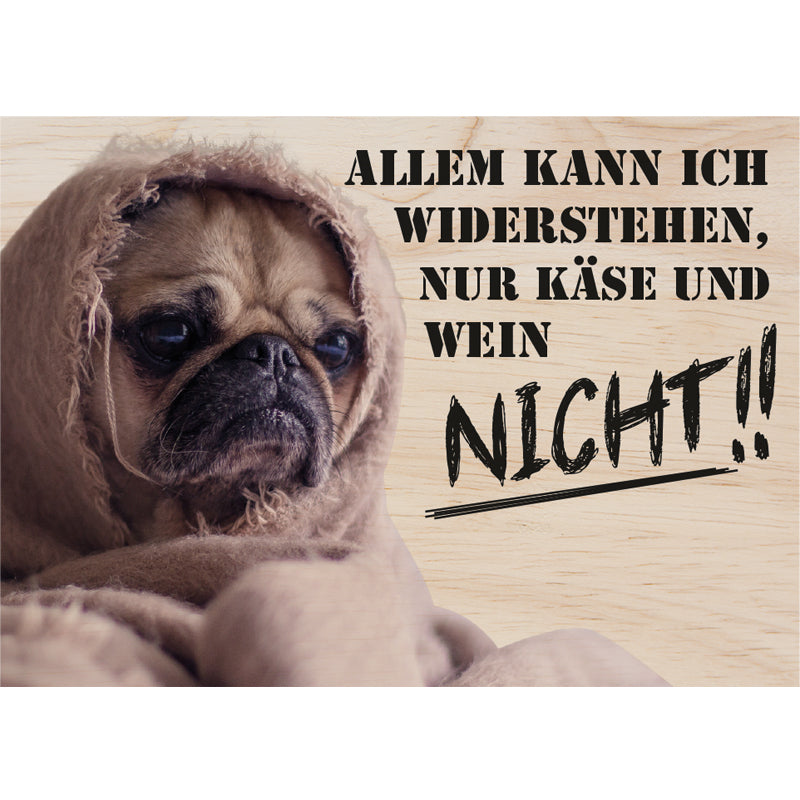 Woodcardz - Allem widerstehen - Mops
