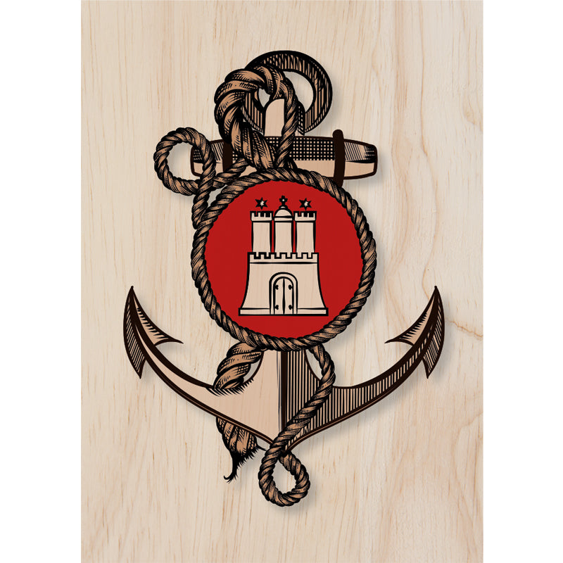 Woodcardz-Anker - HH Wappen