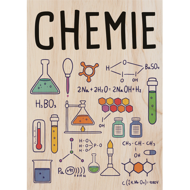 Woodcardz - Chemie