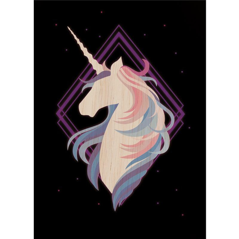Woodcardz - Unicorn silhouette