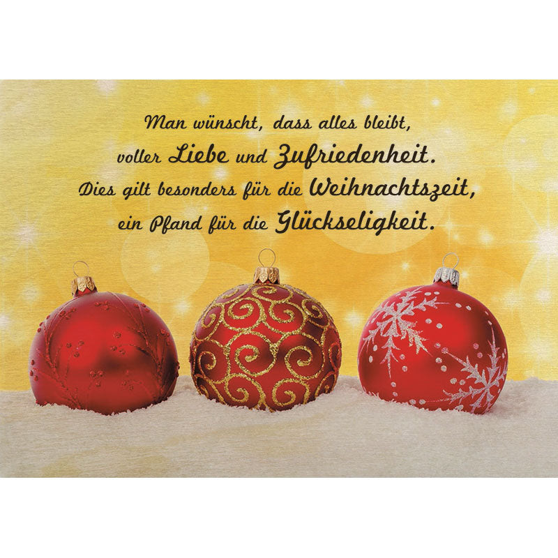 Woodcardz - Weihnachten Glückselig