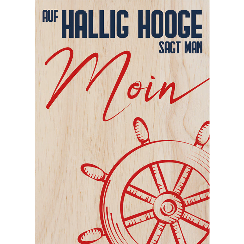Tinycardz - Auf Hallig Hooge sagt man Moin (h)