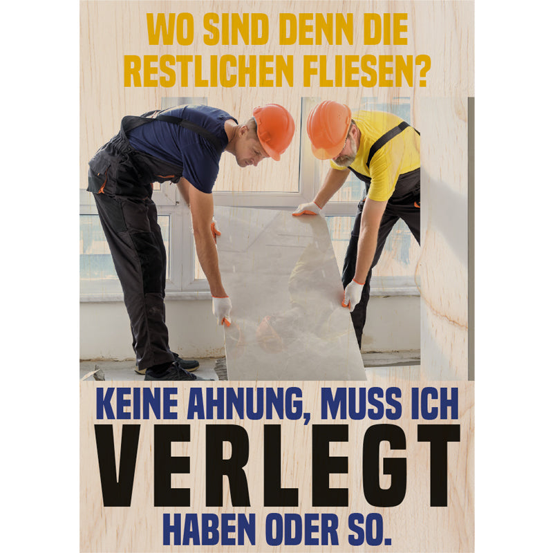 Tinycardz - Fliesen verlegen