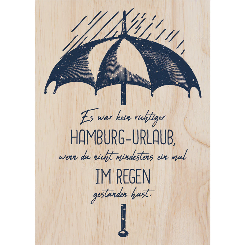Tinycardz - Hamburg Urlaub Regen