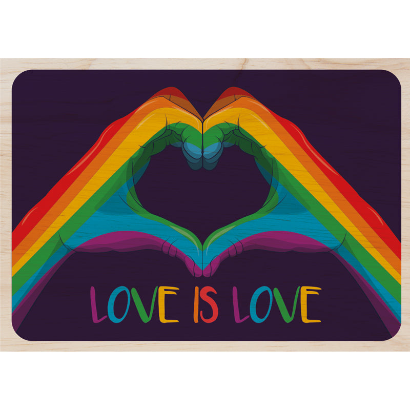 Woodcardz - Love is Love Hands