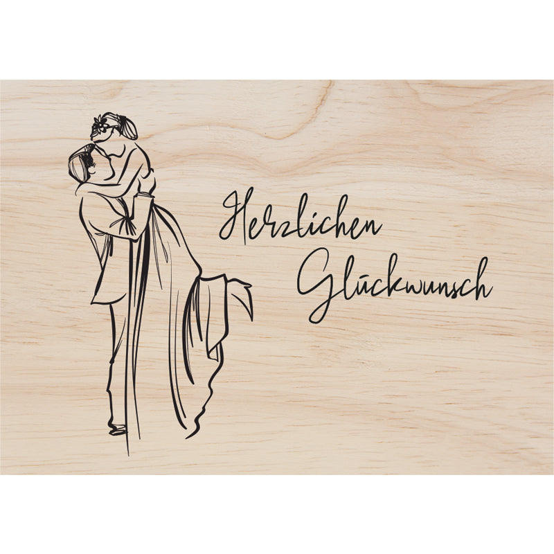 Woodcardz - Sketch Glückwunsch