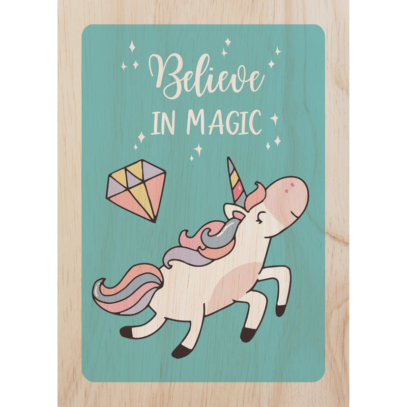 Woodcardz - Unicorn Believe