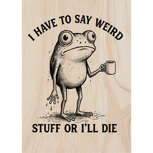 Woodcardz - Coffee Frog