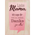 Woodcardz - Danke Mama