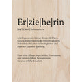 Woodcardz - Erzieherin