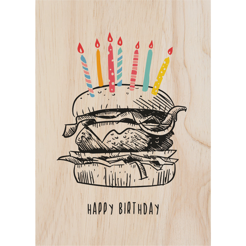 Woodcardz - Happy Burgersday