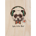 Woodcardz - Hipster Panda