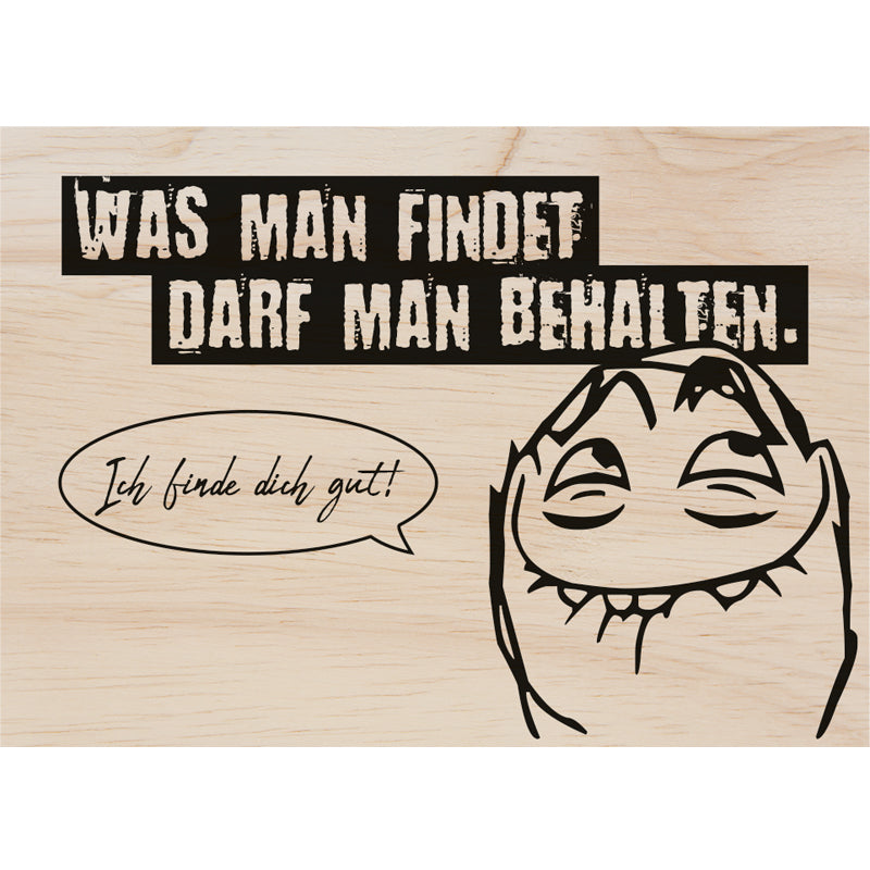 Woodcardz - Ich finde dich gut
