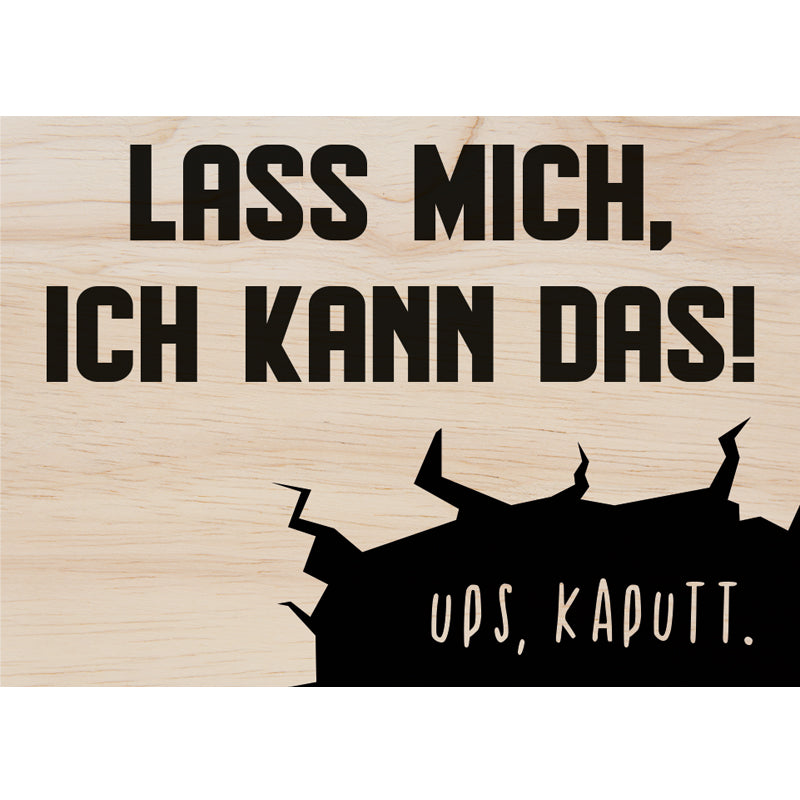 Woodcardz - Ich kann das
