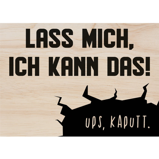 Woodcardz - Ich kann das