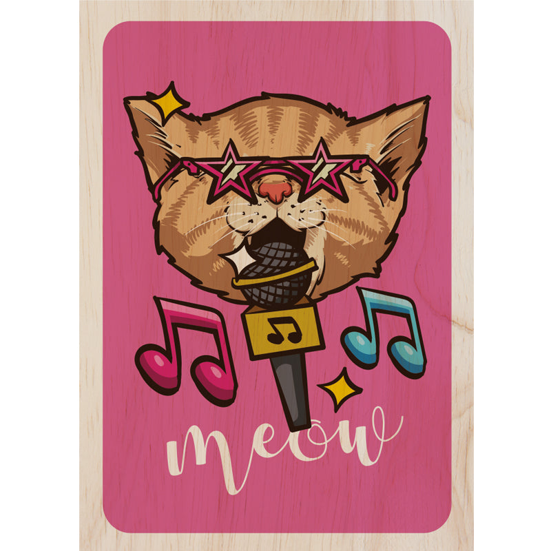 Woodcardz - Karaoke kitty