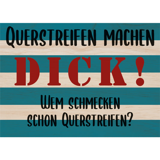 Woodcardz - Querstreifen