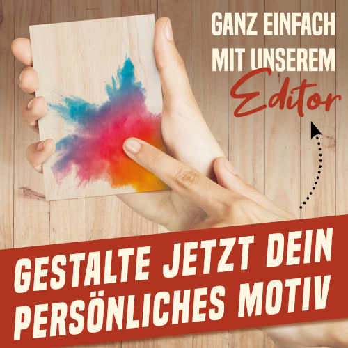 Eigene Woodcardz gestalten
