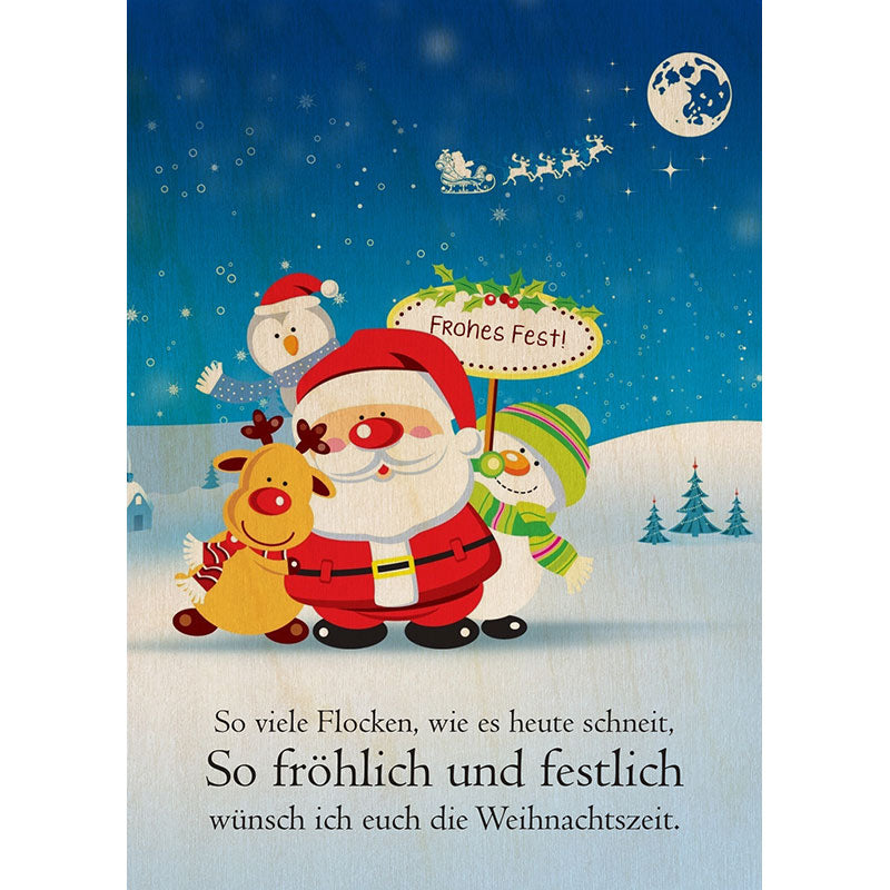 Woodcardz - Weihnachten Fröhlich und Festlich