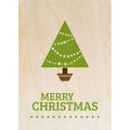 Woodcardz - Weihnachten Merry xmas