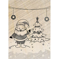 Woodcardz - Weihnachten Santa Bleistift