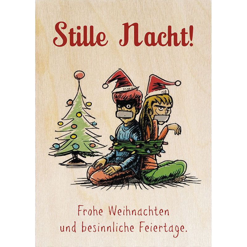 Woodcardz - Weihnachten Stille Nacht