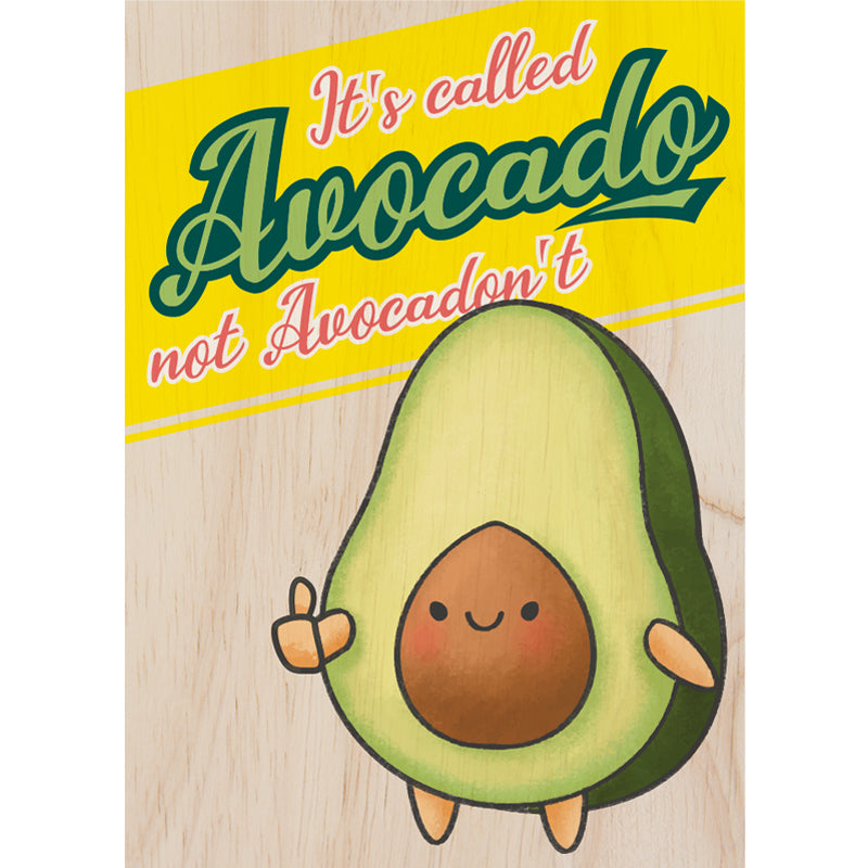 Woodcardz - Avocadon't