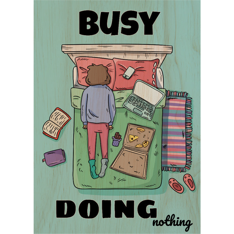 Woodcardz - Busy doing nothing
