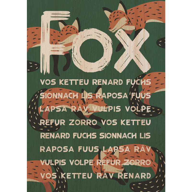 Woodcardz - Fox