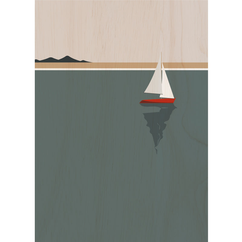 Tinycardz - GraphicArt Segelschiff