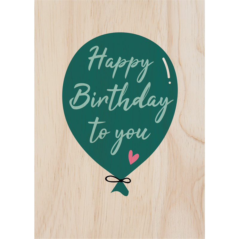 Tinycardz - Happy Birthday Luftballon