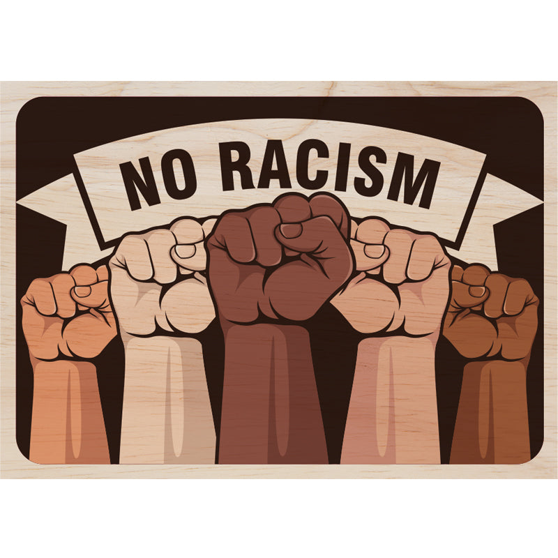 Woodcardz - No Racism