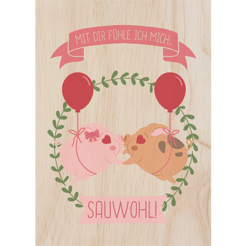 Woodcardz - Schweineliebe
