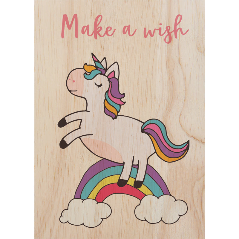 Woodcardz - Unicorn Wish